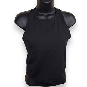 SMALL ALL IN MOTION BLACK CROP TOP ATHLETIC ACTIVEWEAR STRETCH CROPPED GOTH